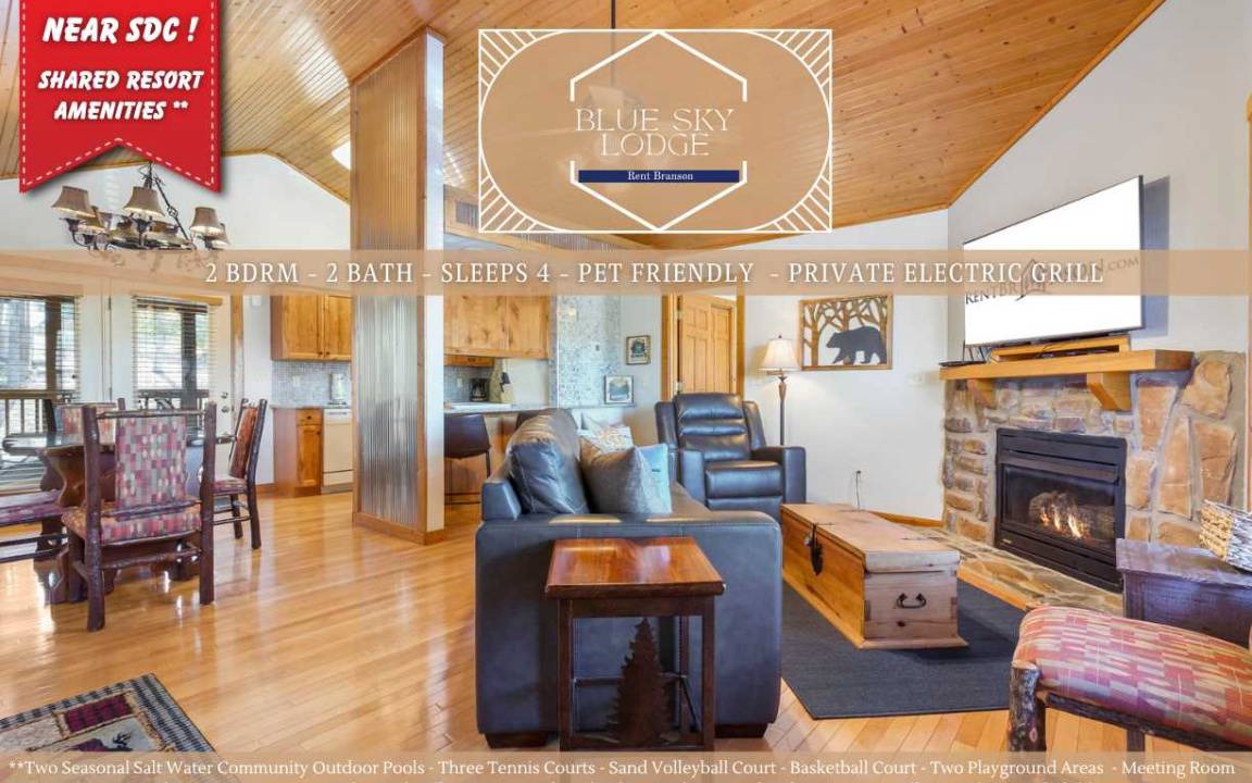 Reeds Spring Cabin | 102 m² Lodge ∙ 2 bedrooms ∙ 4 guests