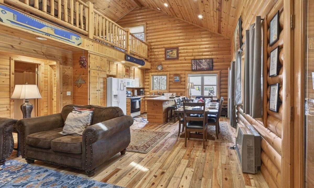 Angel Fire Cabin | Angel Fire Duplex | 3 Block Ride To Bike Lift
