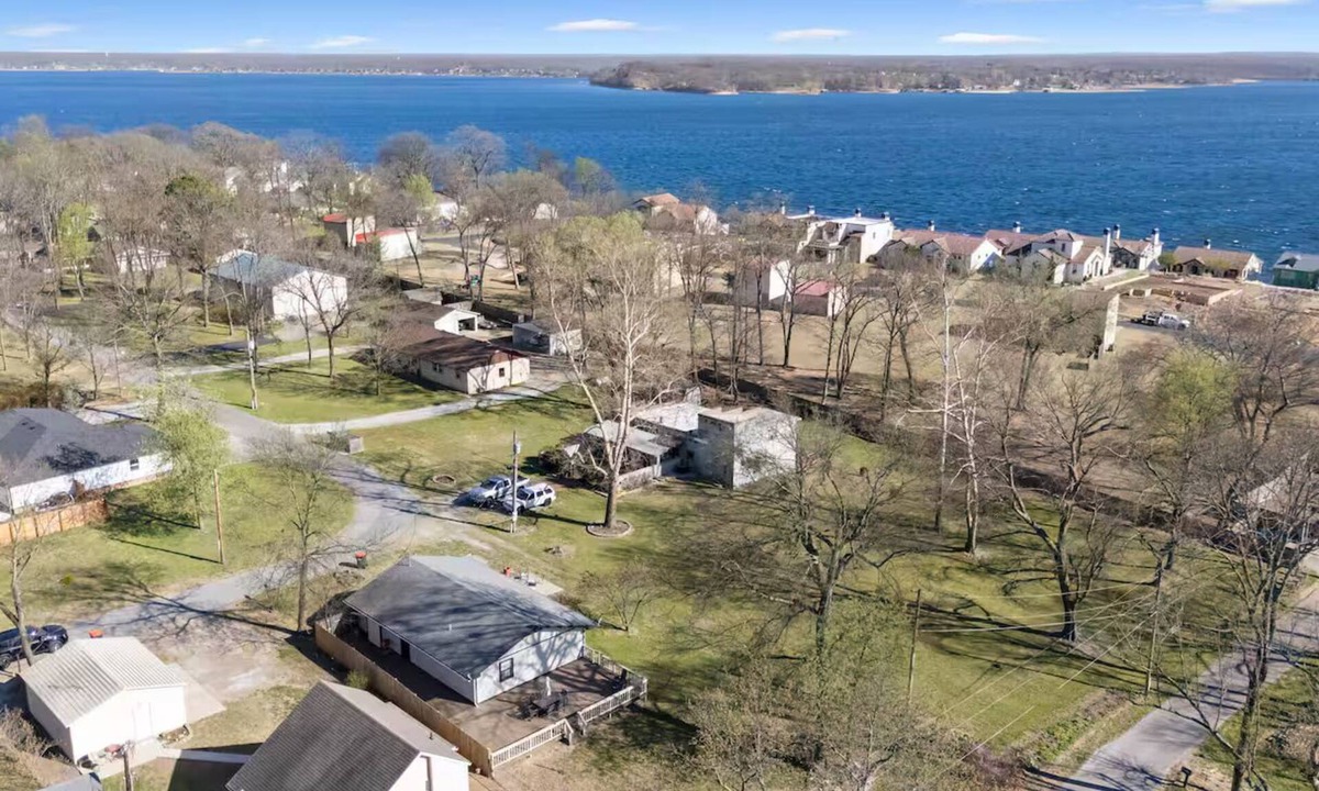 Vinita House | Bring Your Boat! Grand Lake Getaway with Lake Views & Large Deck