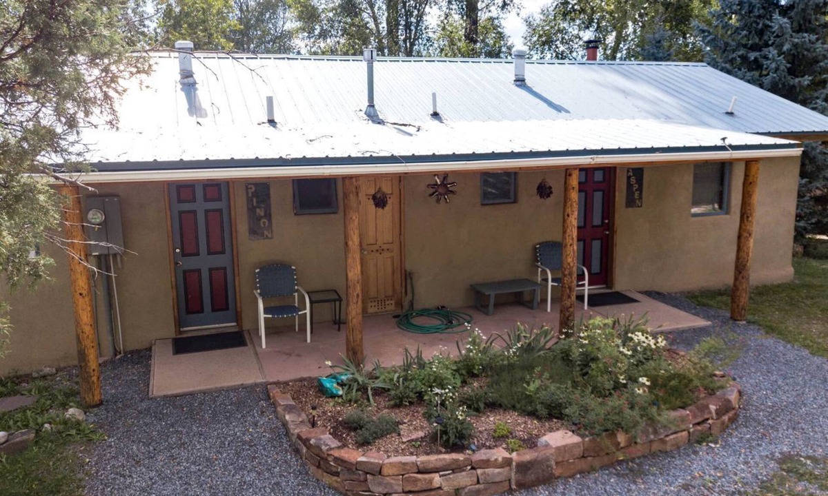 Pecos House | Charming Cabin Retreat: Fireplace and River Views in San Miguel County, NM