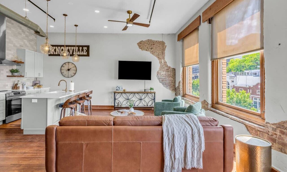 Old City Condo | Cityscape Comfort ~ Downtown Knoxville