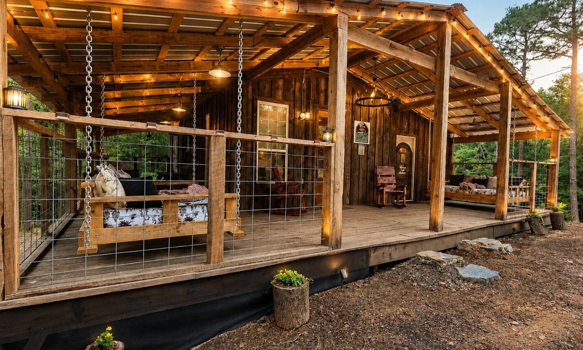 Caddo Gap Cabin | Forested Family Cabin, Pet Friendly, Nearby waterfalls and hiking trails.