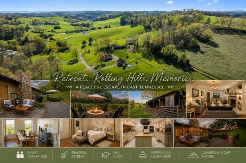New Tazewell House | Fox Willow East Tennessee Country Retreat great for Small Wedding, Holiday & Graduations, Pet, Lake Norris, Hiking, Firepit