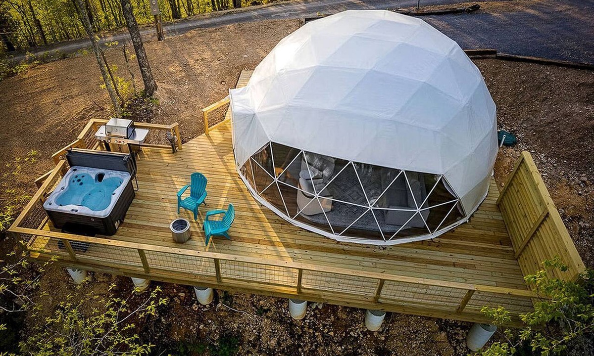 Smithville Cabin | Fully-Equipped Lake Dome with Beautiful Interior and Exterior in Tennessee