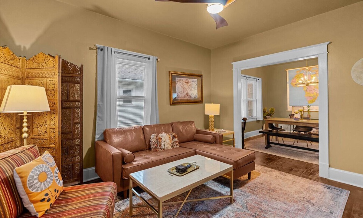 Walnut Street House | Fully Fenced Yard, Dogs Welcome, Near MSU, Mercy, and Cox Hospitals
