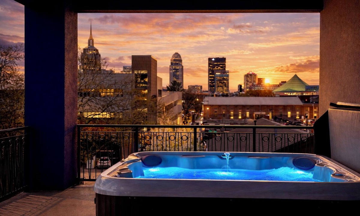 East Market District House | NuLu 6BR Penthouse | Hot Tub w/City Views | Kings
