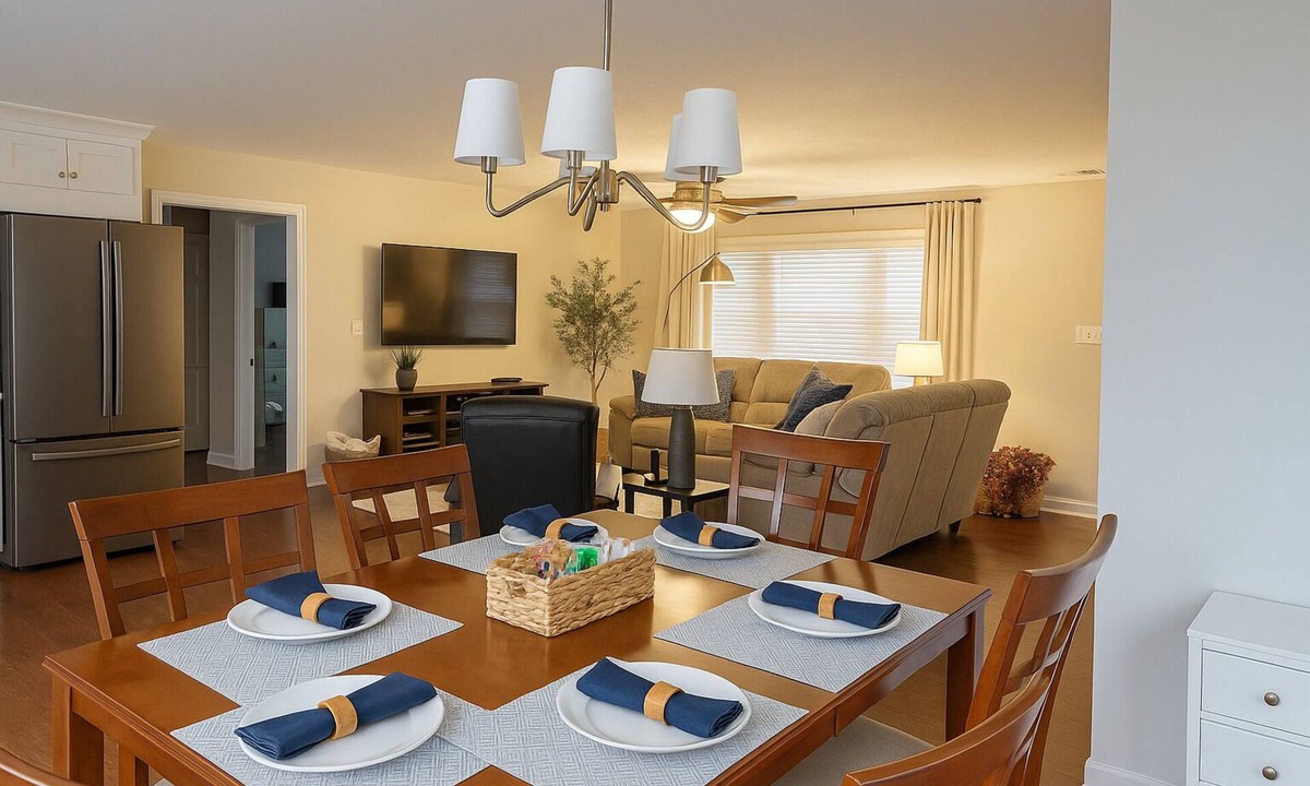 Lebanon House | One-level Family Retreat I Game Room I Bourbon Trail I King bed