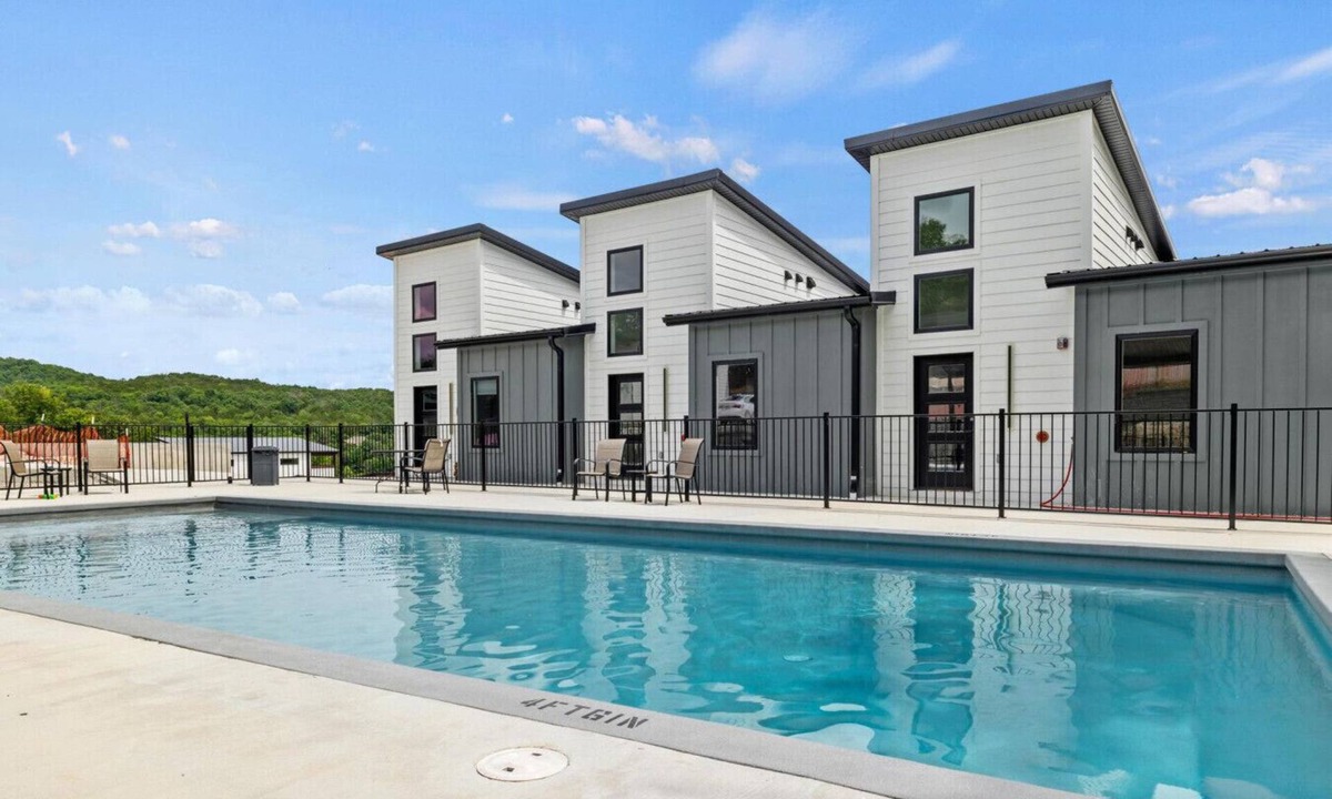 Kimberling City House | Poolside Lake Retreat | Dock & 2 Living Spaces