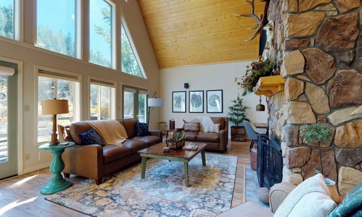 South Fork Cabin | Riverfront Home w/a Private Hot Tub, Gazebo, Deck w/River Views, & Free WiFi