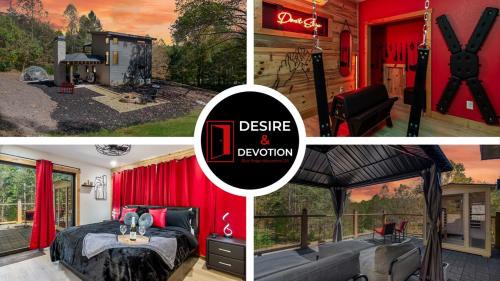McCaysville House | Romantic Red Room - Adults Only Couples' Retreat
