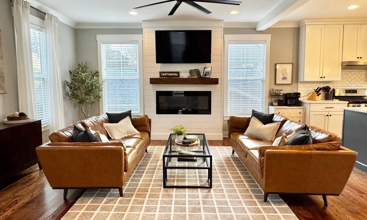 North Chattanooga House | Scenic Sky Retreat | EV Charger & Skyline Views