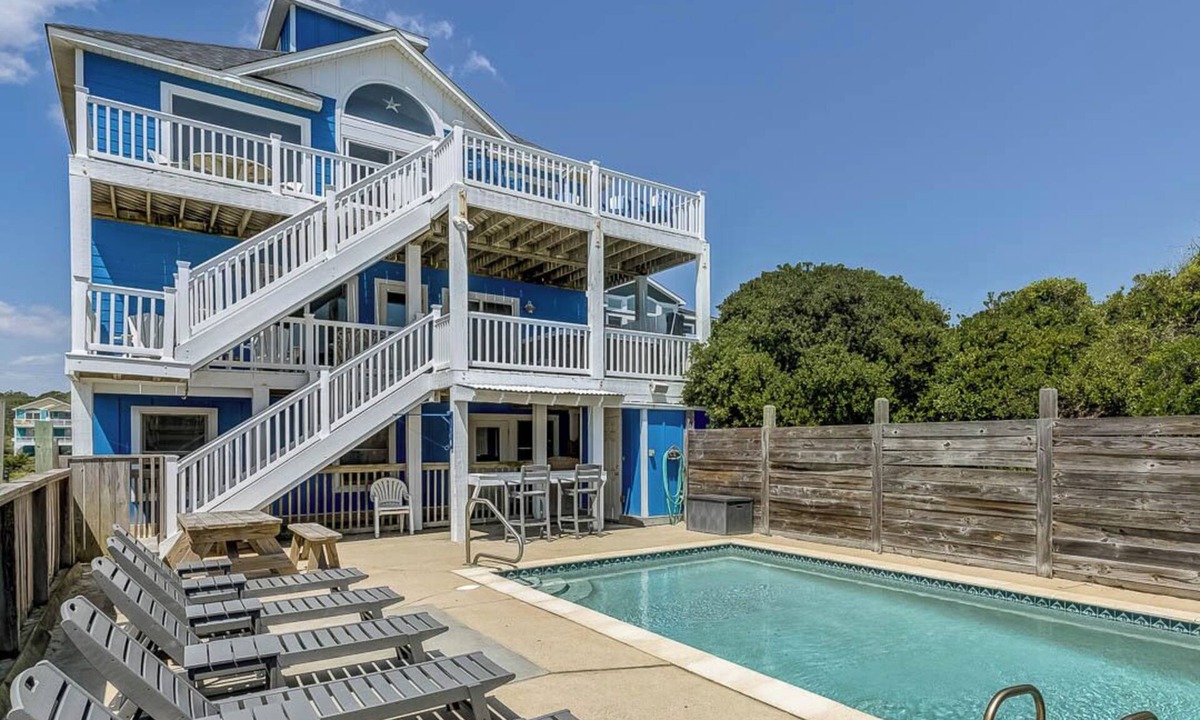 South Nags Head House | Stella Maris | Oceanfront | Private Pool, Hot Tub | Nags Head