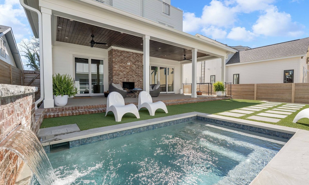 Sylvan Park House | Sylvan Park Luxury Home — Private Pool, Rooftop Porch, Walk to Vanderbilt