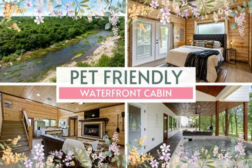 Golden House | Waterfront Pet Friendly Cabin on Glover River with Hot Tub near Broken Bow, Oklahoma