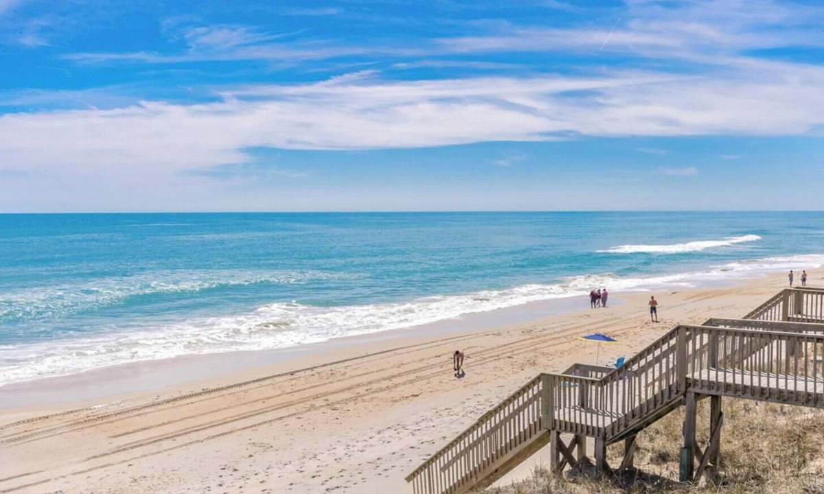 Surf City House | What A View: Oceanfront 6-bedroom home in Surf City perfect for families.