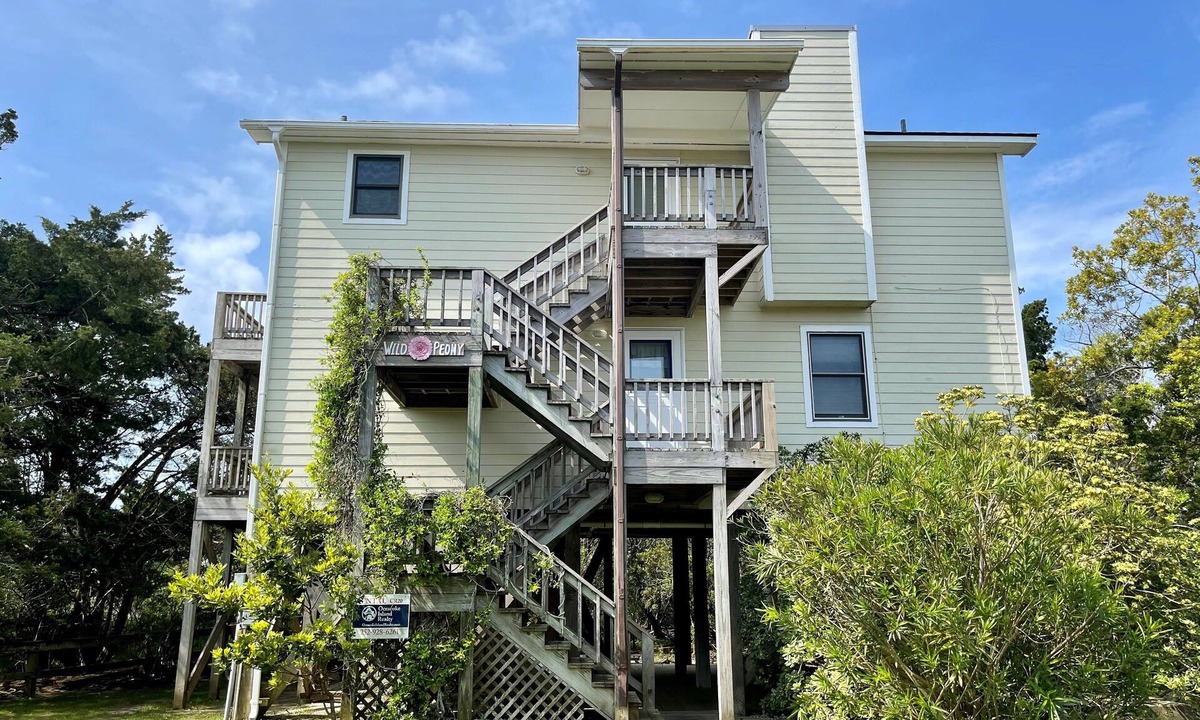 Ocracoke House | Wild Peony: Incredible views from the ever popular rooftop deck!