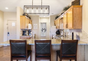 2 Bedroom, 2 Bathroom Golf Condo featuring Private, Covered Balcony with Pool View