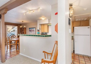 Fort Marcy 60 | Walk to Plaza | Fireplace | Kitchen | Hot Tub | Pool | End Unit | 2 Levels