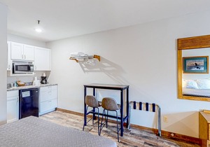 Studio close to Silver Dollar City with outdoor swimming pool, firepit & grill