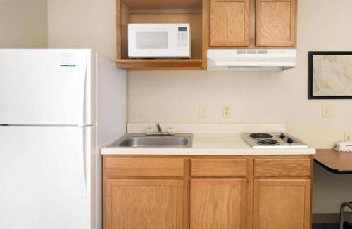 Wichita Apartment | 1 Full Bed | Non-Smoking, Kitchen