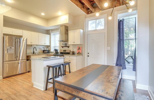 East Market District House | 1 Mi to Dtwn: Louisville Home w/Deck & Fire Pit!
