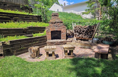 Aksarben - Elmwood Park House | 2-bedroom home w/deck, private backyard, and outdoor fireplace.