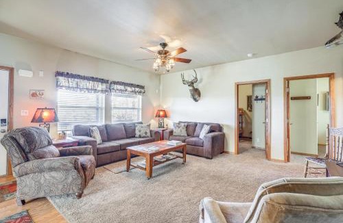 San Cristobal House | 20 Mi to Taos Ski Valley: Secluded Mtn-View Cabin!