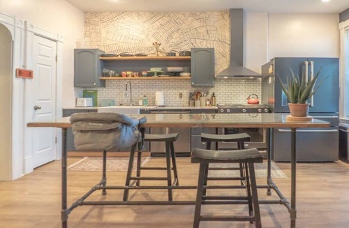 Tower Grove East Condo | 2BR with Workspaces & Deck ABODEbucks
