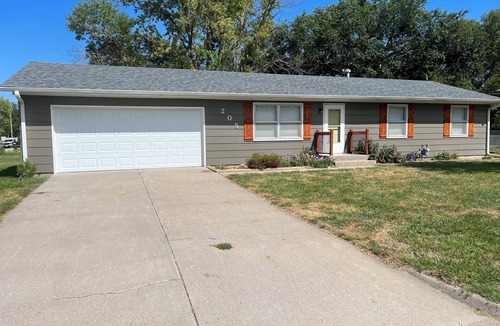 Courtland House | 3-bedroom house in peaceful Courtland, KS. Enjoy your stay