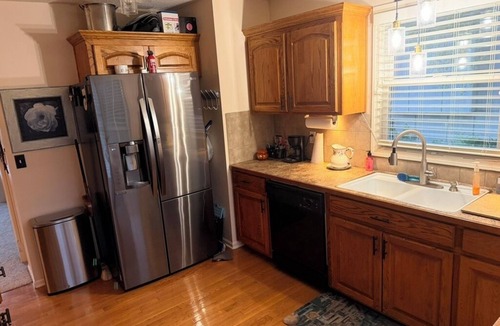 I-435 West KC-KS House | 3-BR 2.5BA home-quaint KCK neighborhood. Fenced yard, hot tub; perfect location!