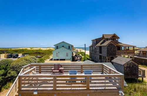 Nags Head House | 415 Semi-Ocean Front Dog-Friendly - Roof-Top Deck!