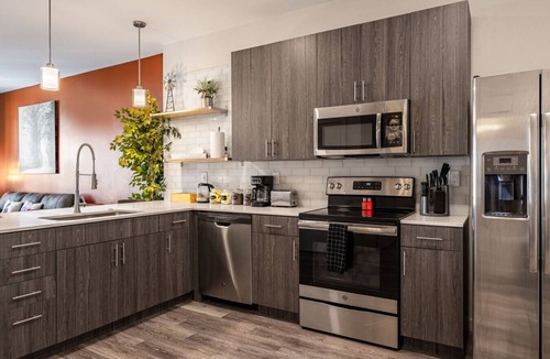 Downtown Louisville Apartment | 4th Street Suites - Beautiful King Bed Suite