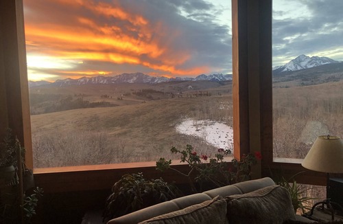 Placerville House | Alpenglow Ranch, Telluride: 3 br/2 ba Panoramic Views/12 Acres/Pond