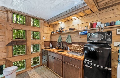 Rogers Cabin | Amazonia- Pet Friendly, Firepit, Outdoor Shower