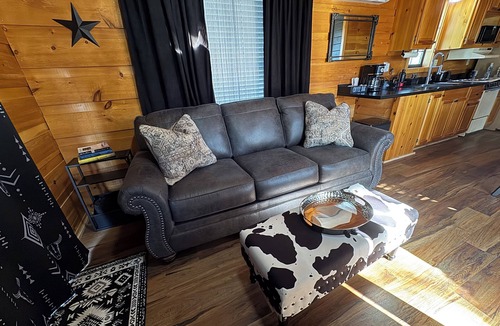 Texanna Cabin | Boulder Ridge Cabin 3: Cowboy Luxe with Private Hot tub