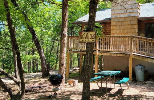 Shell Knob Cabin | Cabin #10-Cozy log cabin nestled in the woods brief walk to Table Rock Lake