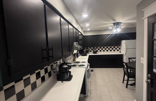 Cannonsburg House | Casino Nights near Sandy’s Racing and gaming. Entire House, Sleeps 8, 3-Bedroom.