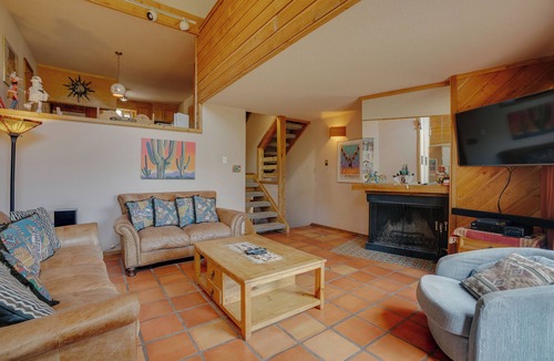 Angel Fire Condo | Condo within walking distance of the Chile Express