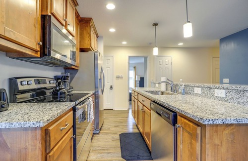 Lansing House | Covered Balcony! Family-Friendly Lansing Home
