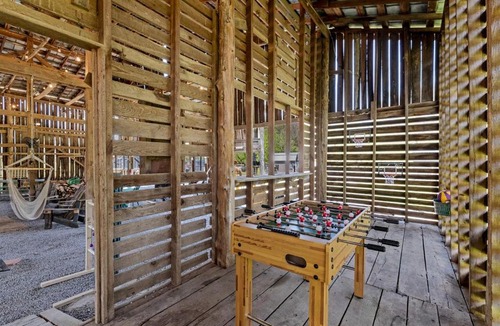 Newport Ski Chalet | Cozy A-Frame Retreat with Creekside Hammock Getaway in Newport, Tennessee