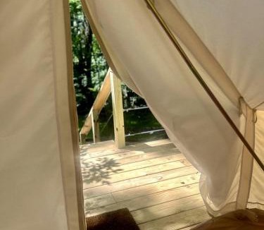 Gentry Other | Cozy Glamping Tents Nestled in a Serene Forest Near Gentry, AR