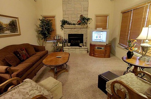 Branson West Villa | Cozy Up By the Fire in this Exquisite Villa in Stonebridge! Close to Branson!