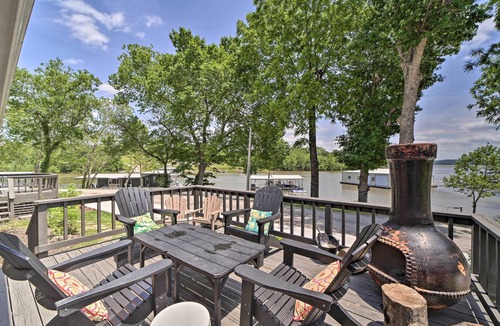Cleora Cottage | Dock & Grand Lake Access! Idyllic Afton Getaway