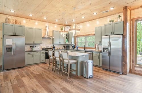 Sevierville Cabin | Dog Friendly | Pool | Sleeps 20