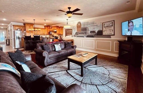 Indian Point Apartment | Dunder Mifflin Branson! Office-Themed Lake Condo