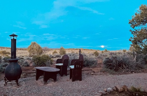 Ignacio RV Rental | Elk Ridge Casita/Glamping in large canvas tent with stunning views