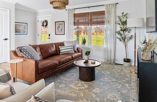 Shelbyville House | Family & Pet Friendly Fire Pit, Two Hot Tub, Country Views, Theatre Room