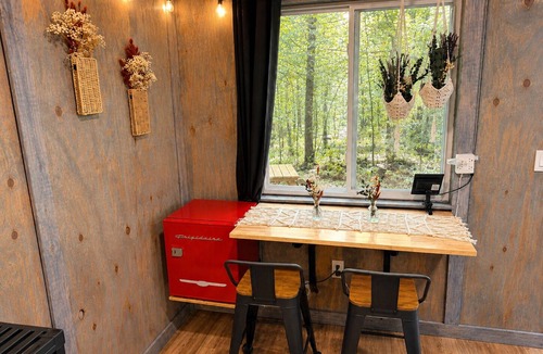 Beersheba Springs RV Rental | Glamping Cabin With AC at Greeter Falls Campground