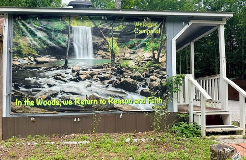 Beersheba Springs RV Rental | Glamping Cabin With AC at Greeter Falls Campground