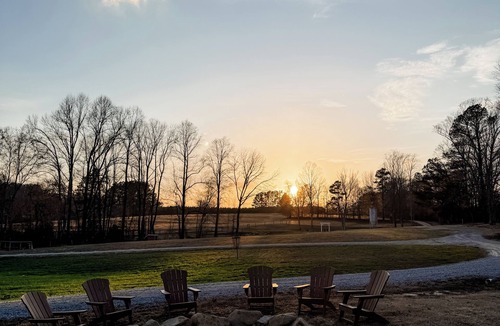 Henderson Cabin | Glamping in Style at Kerr Lake — "Tranquility Cabin"